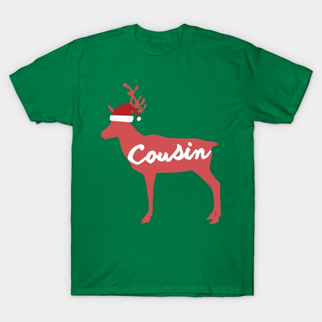 Cousin Reindeer Family Group Christmas Eve Matching T-Shirt by Freid